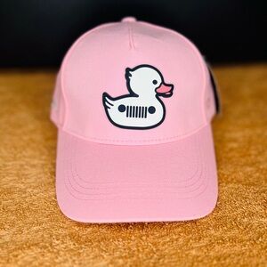 Pink Jeep Duck Baseball Cap Hat NWT